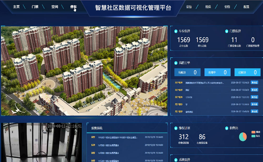 智慧社區可視化數據管理 智慧社區數據可視化數據管理